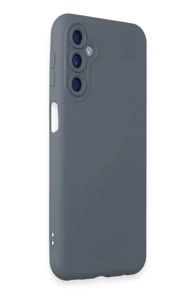 Newface Samsung Galaxy M14 5G Kılıf Nano içi Kadife Silikon - Gri resmi