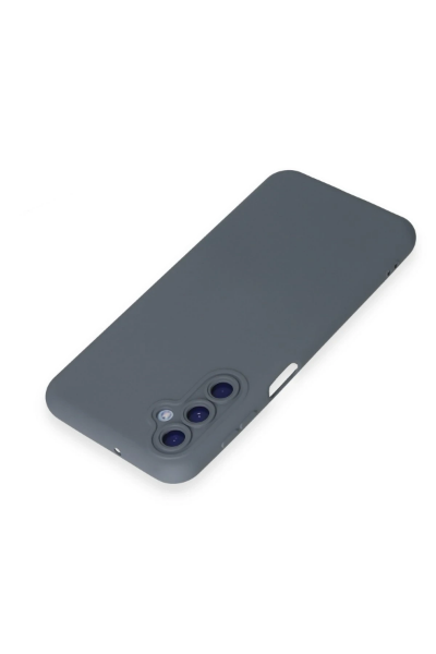 Newface Samsung Galaxy M14 5G Kılıf Nano içi Kadife Silikon - Gri resmi