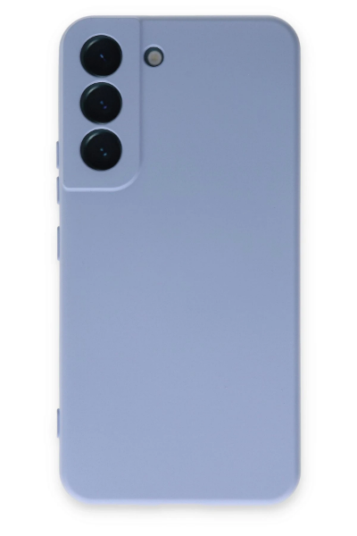 Newface Samsung Galaxy S22 Kılıf Nano içi Kadife Silikon - Lila resmi