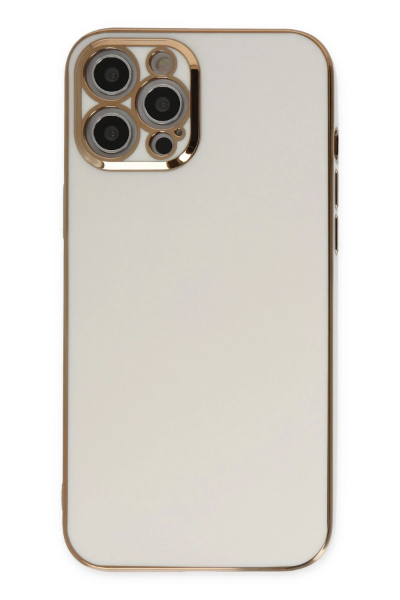 Newface iPhone 12 Pro Max Kılıf Volet Silikon - Beyaz resmi