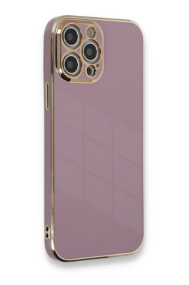 Newface iPhone 12 Pro Max Kılıf Volet Silikon - Mor resmi