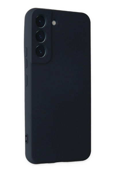 Newface Samsung Galaxy S22 Kılıf Nano içi Kadife Silikon - Lacivert resmi