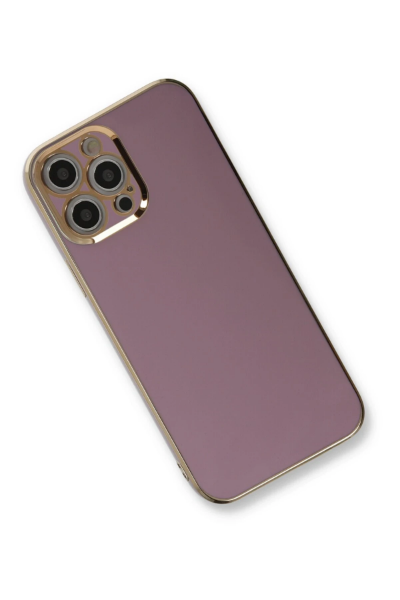 Newface iPhone 12 Pro Max Kılıf Volet Silikon - Mor resmi