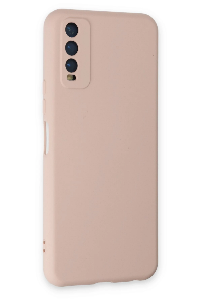 Newface Vivo Y11S Kılıf Nano içi Kadife Silikon - Pudra resmi