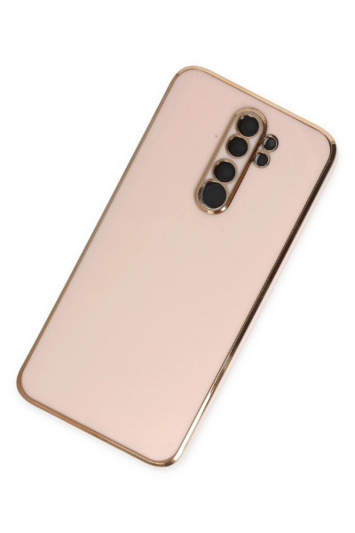 Newface Xiaomi Redmi Note 8 Pro Kılıf Volet Silikon - Pembe resmi
