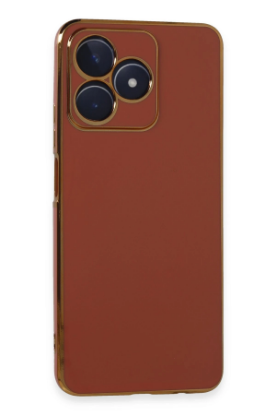 Newface Realme C53 Kılıf Volet Silikon - Kırmızı resmi