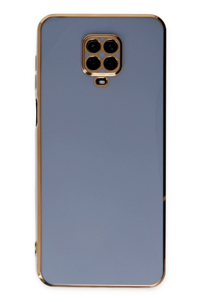 Newface Xiaomi Redmi Note 9 Pro Kılıf Volet Silikon - Mavi resmi