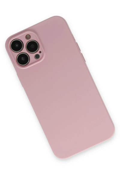 Newface iPhone 13 Pro Kılıf Nano içi Kadife Silikon - Pembe resmi