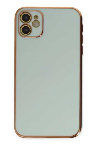 Newface iPhone 11 Kılıf Volet Silikon - Açık Yeşil resmi