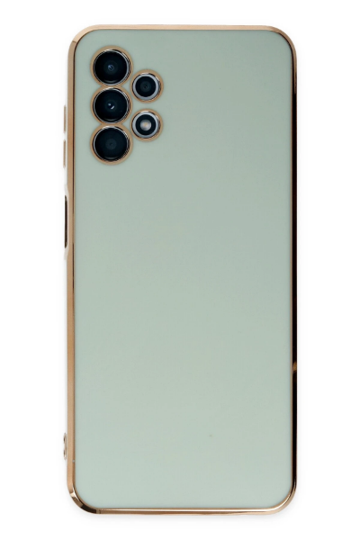 Newface Samsung Galaxy A13 4G Kılıf Volet Silikon - Açık Yeşil resmi
