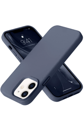 Newface iPhone 12 Kılıf Nano içi Kadife Silikon - Lacivert resmi