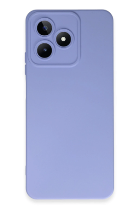 Newface Realme C53 Kılıf Nano içi Kadife Silikon - Lila resmi