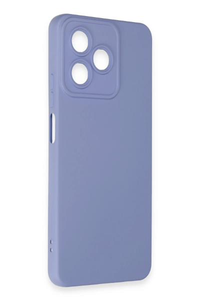 Newface Realme C53 Kılıf Nano içi Kadife Silikon - Lila resmi