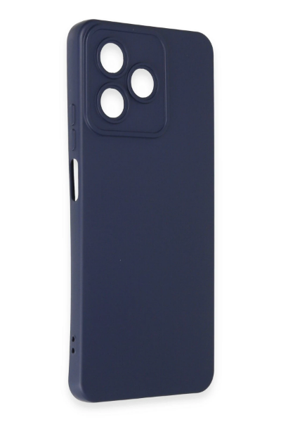 Newface Realme C53 Kılıf Nano içi Kadife Silikon - Lacivert resmi