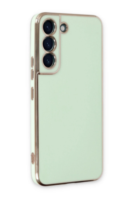 Newface Samsung Galaxy S22 Plus Kılıf Volet Silikon - Açık Yeşil resmi