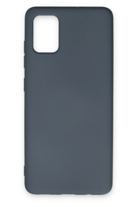 Newface Samsung Galaxy A51 Kılıf Nano içi Kadife Silikon - Gri resmi