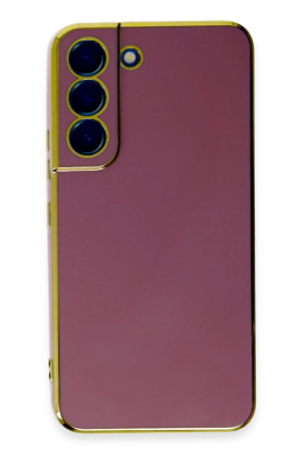 Newface Samsung Galaxy S22 Plus Kılıf Volet Silikon - Kırmızı resmi