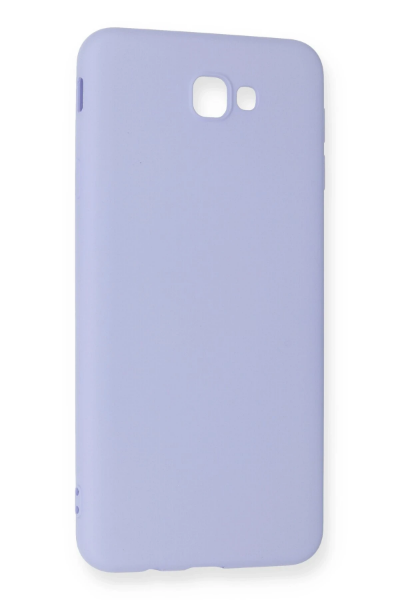 Newface Samsung Galaxy J7 Prime Kılıf Nano içi Kadife Silikon - Lila resmi