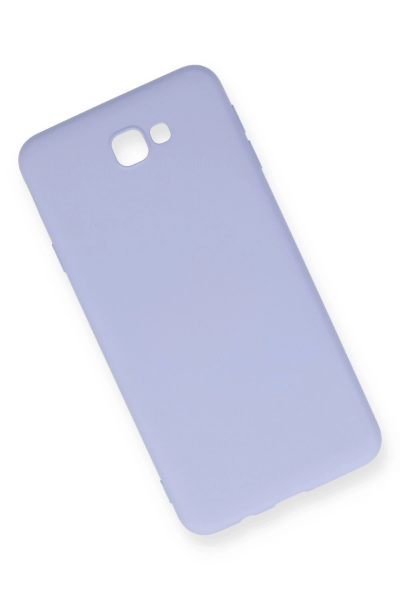 Newface Samsung Galaxy J7 Prime Kılıf Nano içi Kadife Silikon - Lila resmi