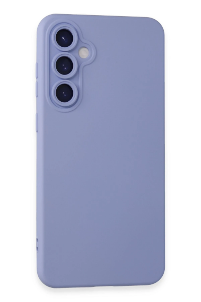 Newface Samsung Galaxy S23 FE Kılıf Nano içi Kadife Silikon - Lila resmi