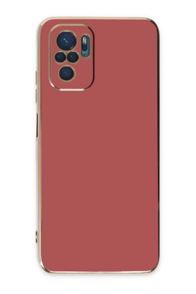 Newface Xiaomi Redmi Note 10 Kılıf Volet Silikon - Kırmızı resmi