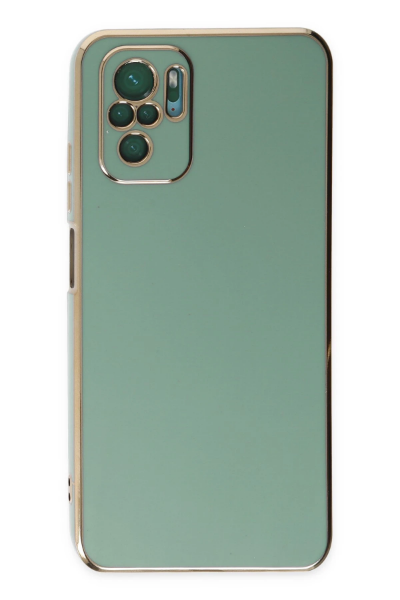 Newface Xiaomi Redmi Note 10 Kılıf Volet Silikon - Açık Yeşil resmi