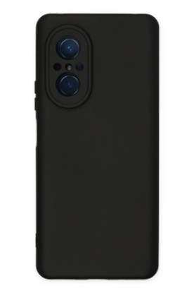 Newface Huawei Nova 9 SE Kılıf Nano içi Kadife Silikon - Siyah resmi