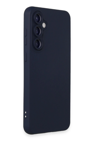 Newface Samsung Galaxy S23 FE Kılıf Nano içi Kadife Silikon - Lacivert resmi