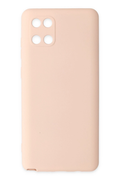Newface Samsung Galaxy A81 / Note 10 Lite Kılıf Nano içi Kadife Silikon - Pudra resmi