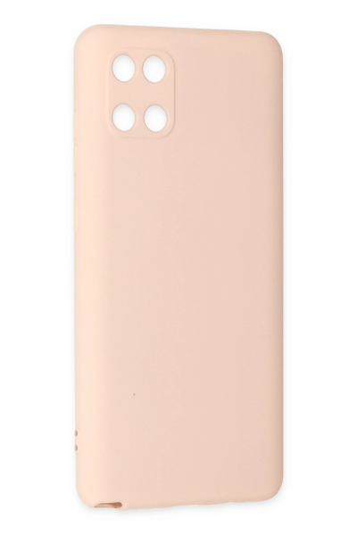 Newface Samsung Galaxy A81 / Note 10 Lite Kılıf Nano içi Kadife Silikon - Pudra resmi