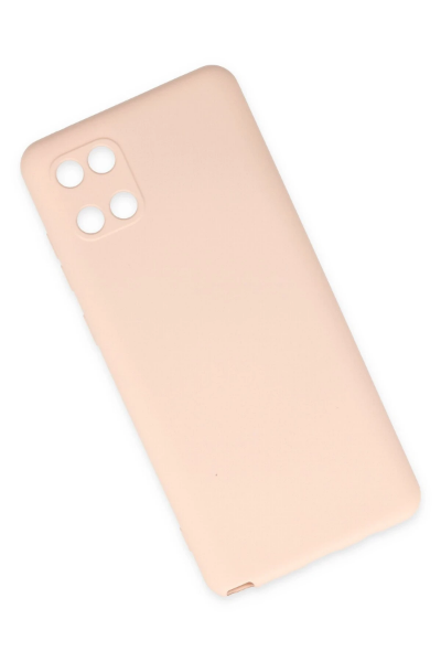 Newface Samsung Galaxy A81 / Note 10 Lite Kılıf Nano içi Kadife Silikon - Pudra resmi