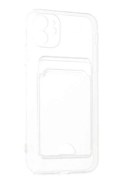 Newface iPhone 11 Kılıf Kart Şeffaf Silikon - Şeffaf resmi