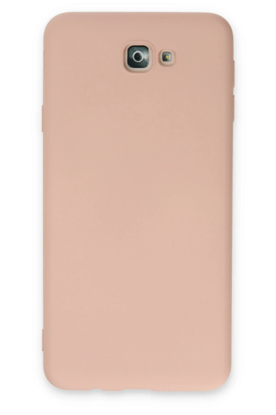 Newface Samsung Galaxy J7 Prime Kılıf Nano içi Kadife Silikon - Pudra resmi