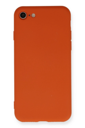 Newface iPhone 7 Kılıf Nano içi Kadife Silikon - Kırmızı resmi