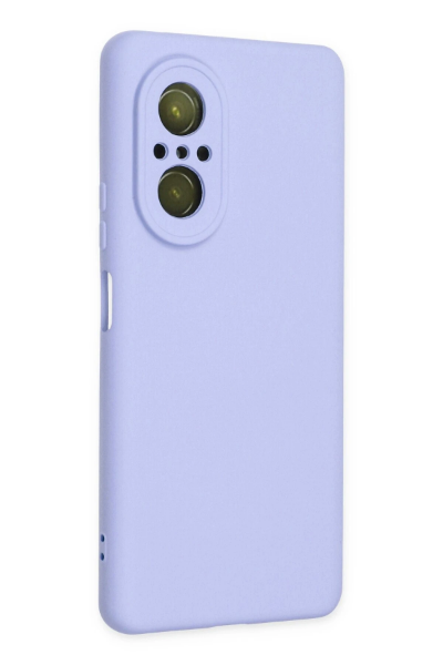 Newface Huawei Nova 9 SE Kılıf Nano içi Kadife Silikon - Lila resmi