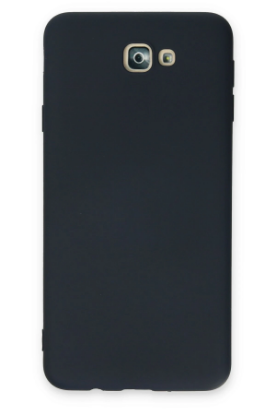 Newface Samsung Galaxy J7 Prime Kılıf Nano içi Kadife Silikon - Lacivert resmi