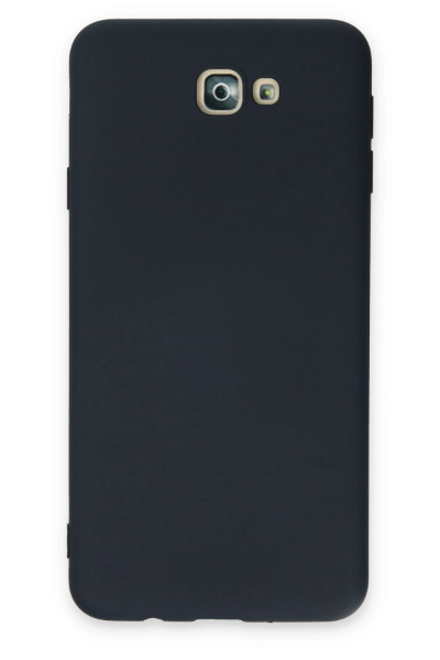 Newface Samsung Galaxy J7 Prime Kılıf Nano içi Kadife Silikon - Lacivert resmi