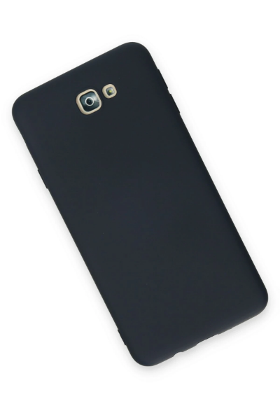 Newface Samsung Galaxy J7 Prime Kılıf Nano içi Kadife Silikon - Lacivert resmi