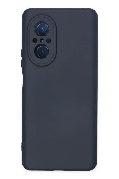 Newface Huawei Nova 9 SE Kılıf Nano içi Kadife Silikon - Lacivert resmi