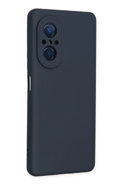 Newface Huawei Nova 9 SE Kılıf Nano içi Kadife Silikon - Lacivert resmi