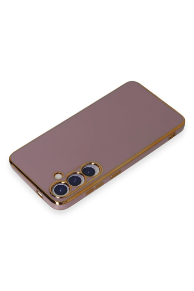 Newface Samsung Galaxy S24 Kılıf Volet Silikon - Mor resmi