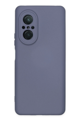 Newface Huawei Nova 9 SE Kılıf Nano içi Kadife Silikon - Gri resmi