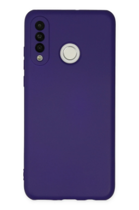 Newface Huawei P30 Lite Kılıf Nano içi Kadife Silikon - Mor resmi