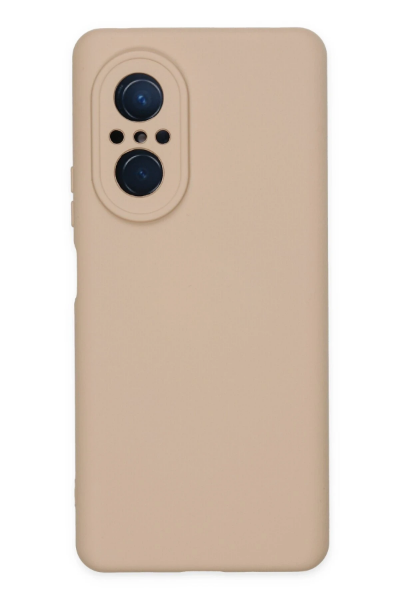 Newface Huawei Nova 9 SE Kılıf Nano içi Kadife Silikon - Pudra resmi