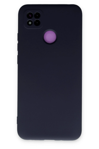 Newface Xiaomi Redmi 9C Kılıf Nano içi Kadife Silikon - Lacivert resmi