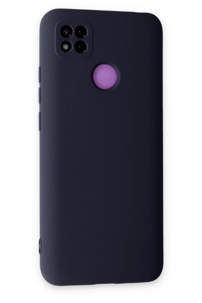 Newface Xiaomi Redmi 9C Kılıf Nano içi Kadife Silikon - Lacivert resmi