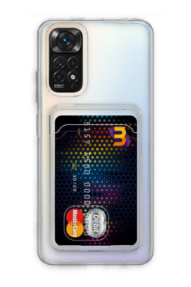 Newface Xiaomi Redmi Note 11 Pro Kılıf Kart Şeffaf Silikon - Şeffaf resmi