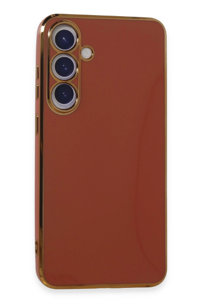 Newface Samsung Galaxy S24 Plus Kılıf Volet Silikon - Kırmızı resmi