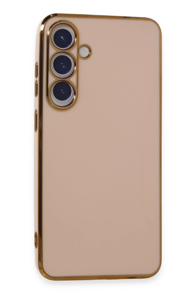 Newface Samsung Galaxy S24 Plus Kılıf Volet Silikon - Pembe resmi
