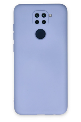 Newface Xiaomi Redmi Note 9 Kılıf Nano içi Kadife Silikon - Lila resmi